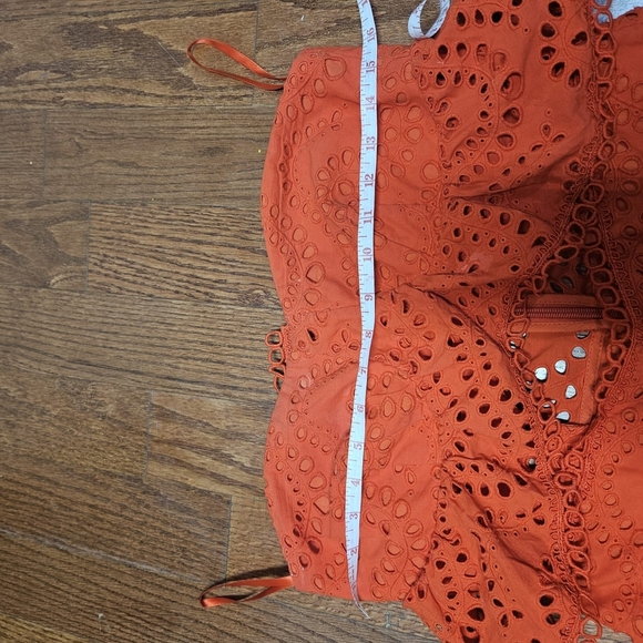 Topshop Red Strapless Jumpsuit with Sweetheart Neckline - Picture 8 of 11